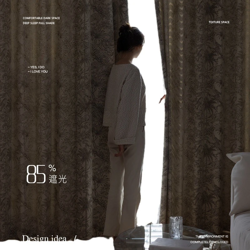 Французские элитные роскошные китайские шторы с антикварными животными и