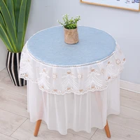 round tablecloth waterproof oil proof disposable coffee table tablecloth cover living room home balcony small round tablecloth