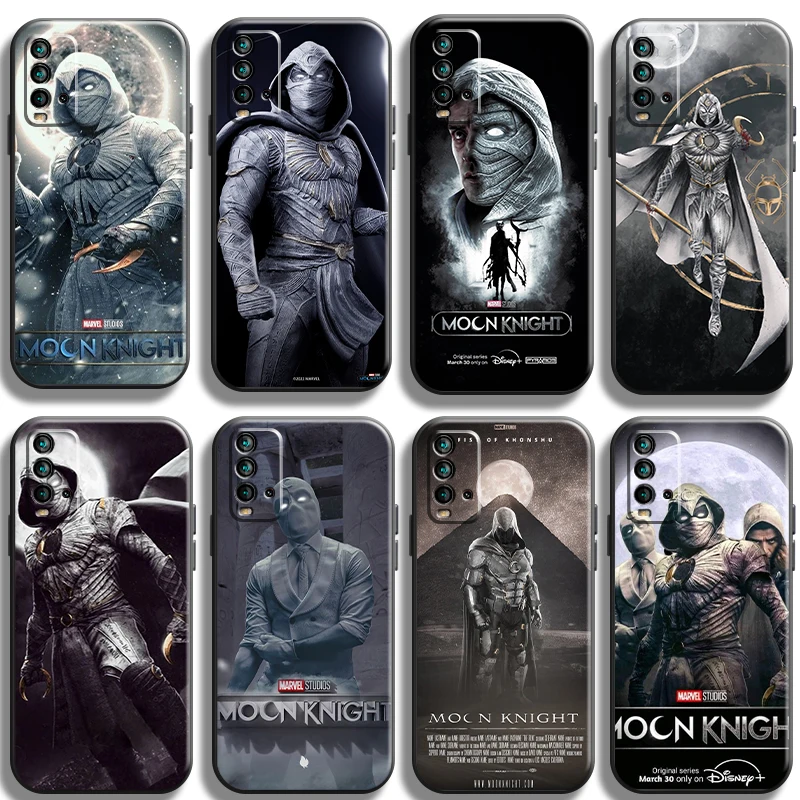 

Marvel Moon Knight Phone Case For Xiaomi Redmi Note 9 Pro MAX 5G 9T 9S 10S 10 Pro MAX 10T 5G Silicone Cover ShockProof Funda