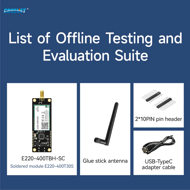 Lora LLCC68 433 МГц Комплект платы для разработки автономного тестирования CDSENET E220-400TBH-SC