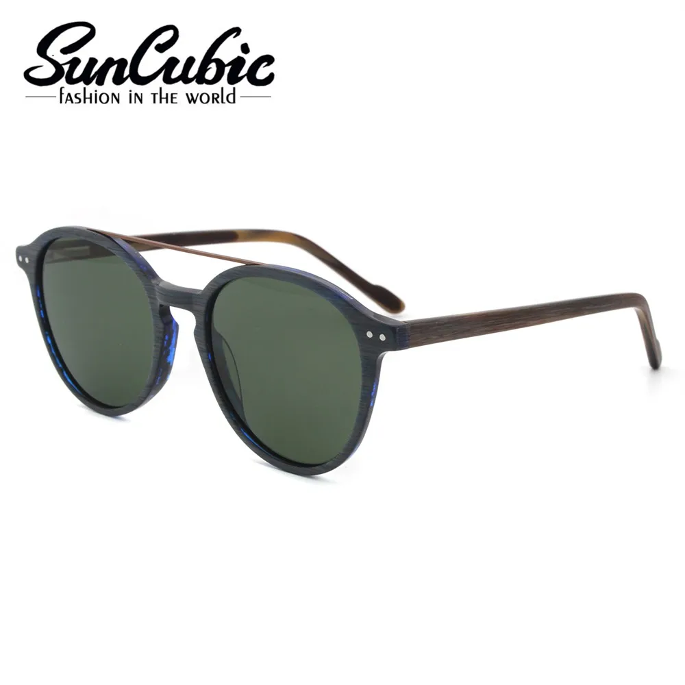 

Солнцезащитные очки SunCubic MST7181 для мужчин и женщин, поляризационные брендовые дизайнерские круглые солнечные очки в стиле ретро, винтажные UV400