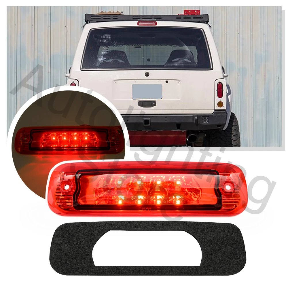 

1Pc High Mount 3rd Brake Light Rear Stop Lamp For Jeep Cherokee XJ 1997 1998 -2001 Tail Warning Lamp Rear Bumper Reflector light