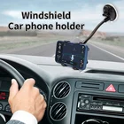 Автомобильный держатель для телефона на 360 градусов вращающийся Автомобильный кронштейн крепление на лобовое стекло держатель для IPhone Huawei Xiaomi Samsung