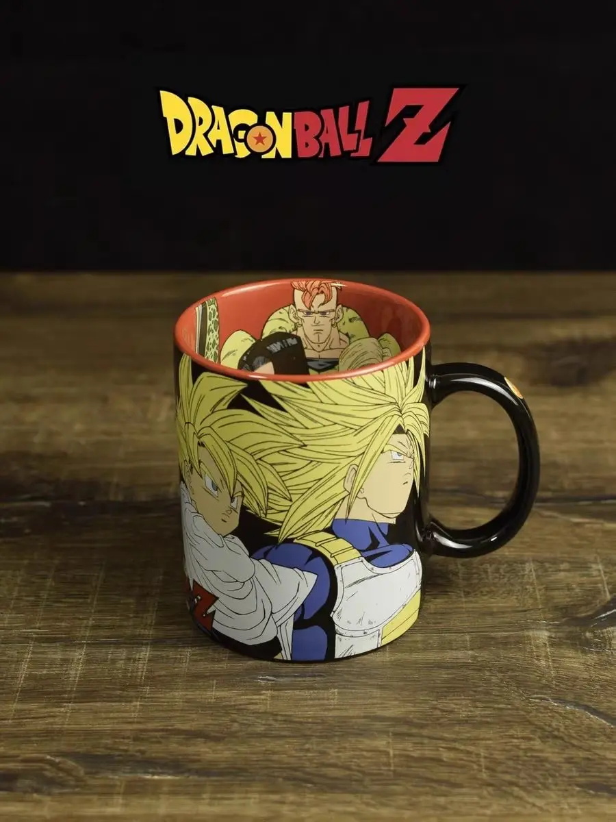 Bandai оригинальная кружка Dragon Ball Goku фигурки Vegeta натуральная керамическая чашка для