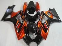 free custom fairing kit for suzuki 07 08 gsxr 1000 gsxr1000 2007 gsx r1000 2007 2008 orange black corona bodywork fairings k7