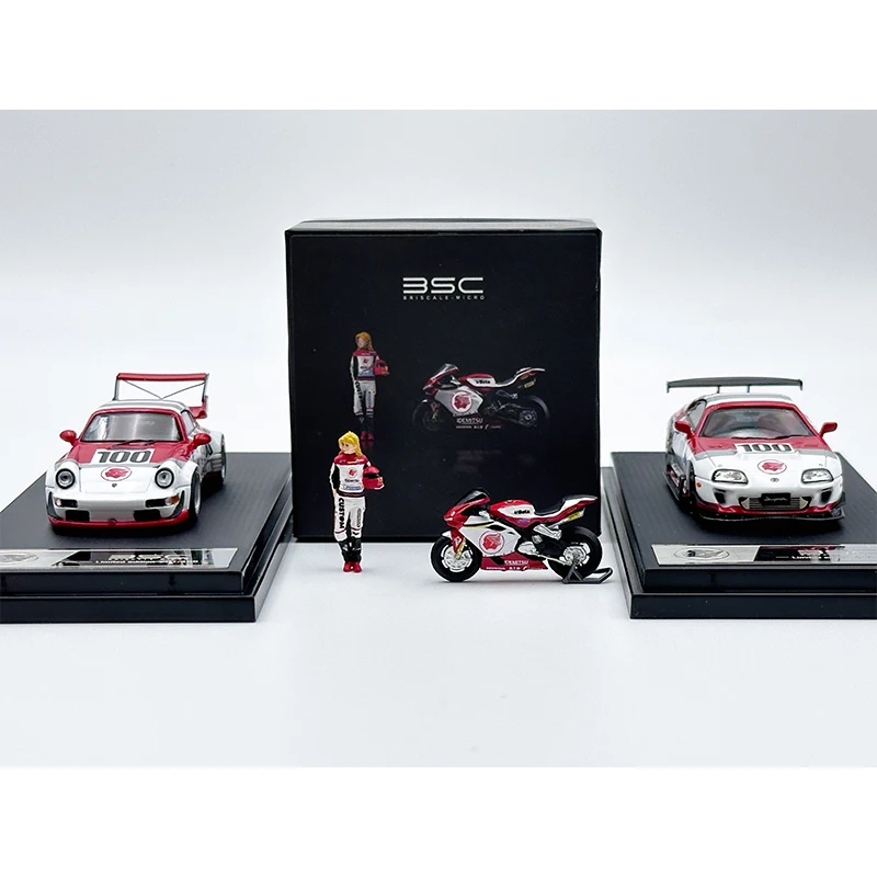 BSC TM в наличии 1:64 RWB 964 Supra A80 фигурка мотоцикла литая под давлением диорама