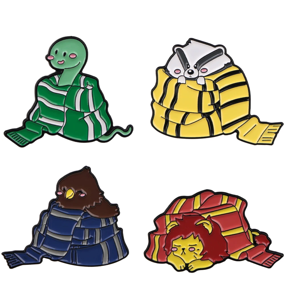 Волшебные фильмы мультфильм булавка на лацкан булавки для рюкзака эмалированная