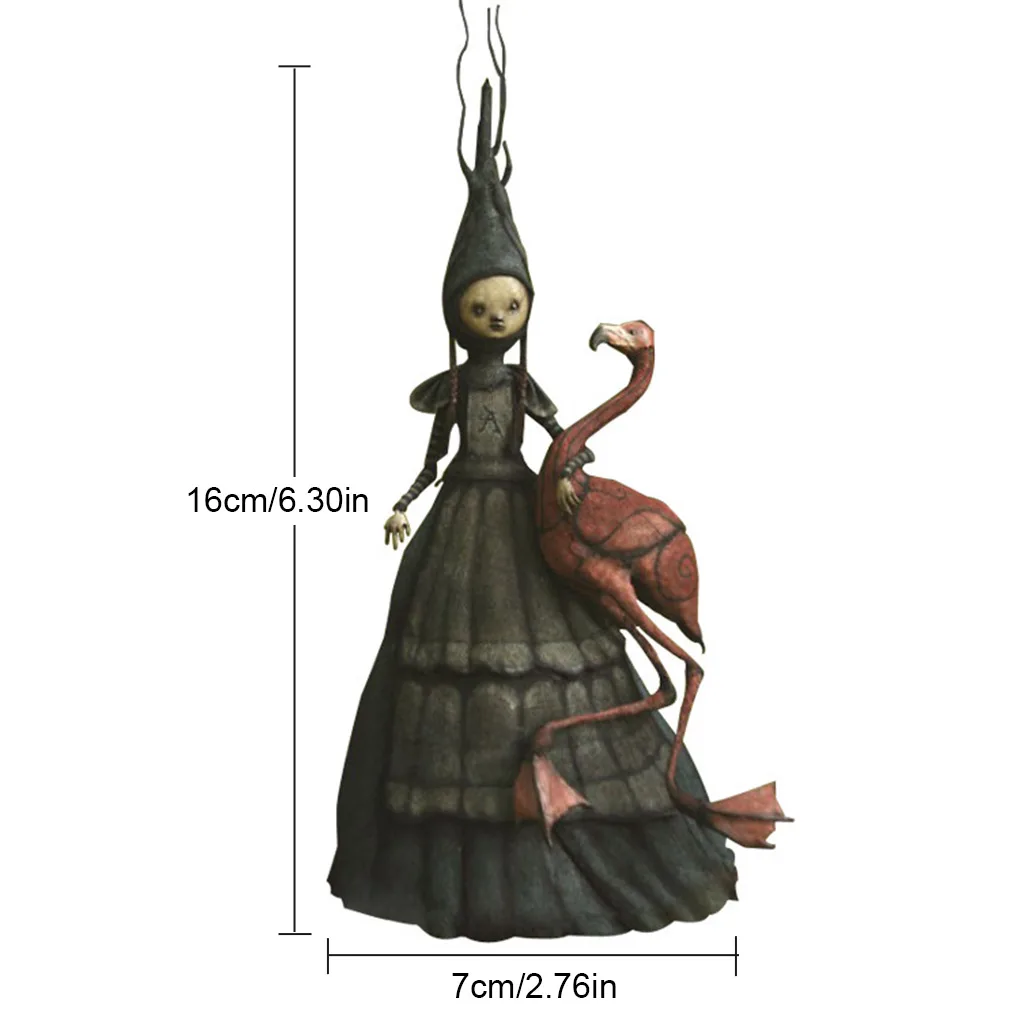 

Статуэтка ведьмы из смолы, кукла для дома и улицы, настольное украшение для фестиваля, искусственное украшение, тип 3