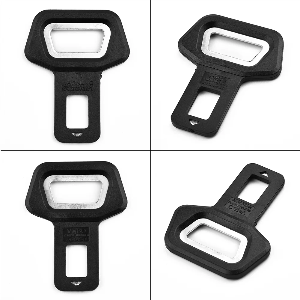 

1pc Car Seat Belt Buckle Black Safety Converter Extender Seat Belt Insert Head Fits Car Truck SUVS Auto Interior Accessories