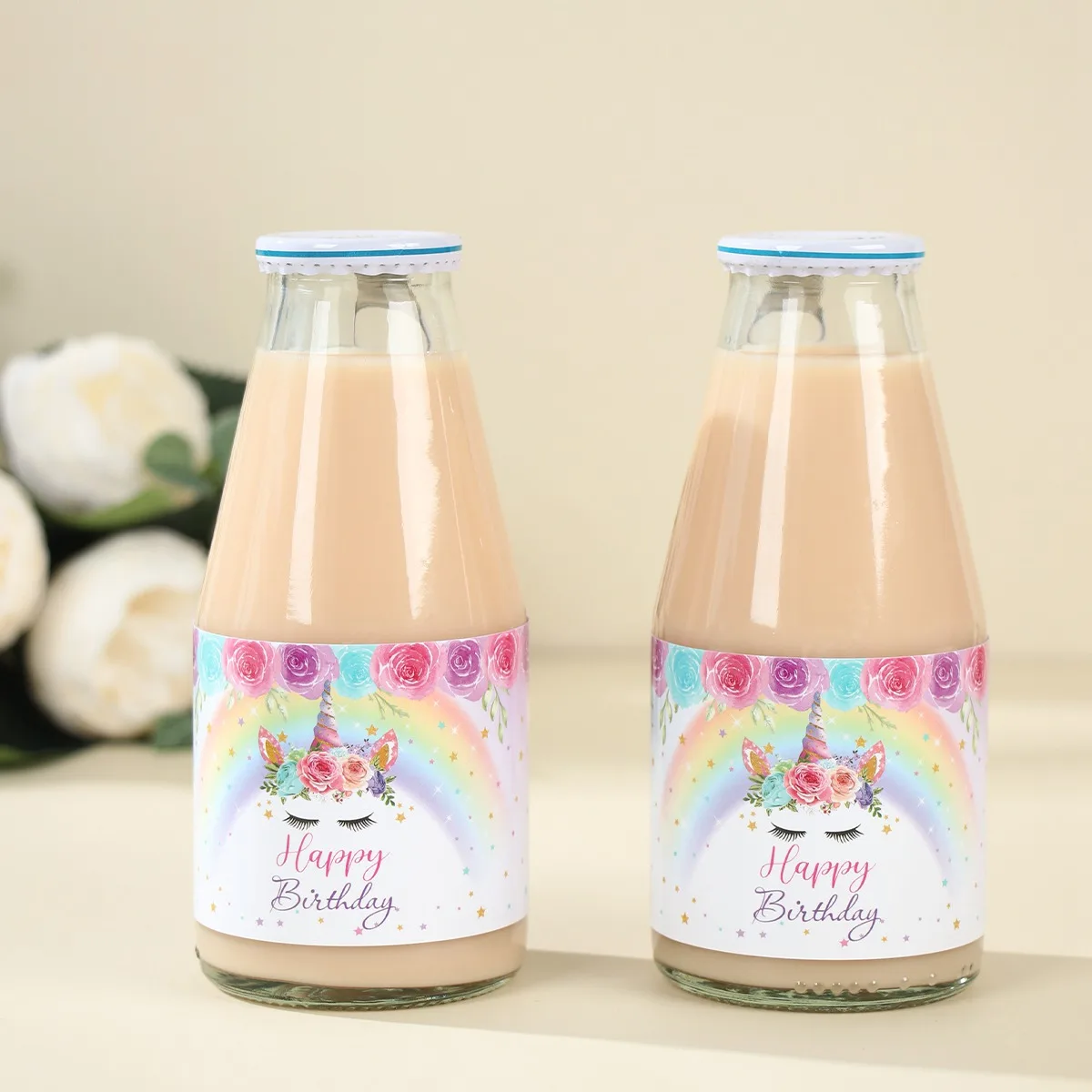 Набор наклеек единорогов 10 шт.