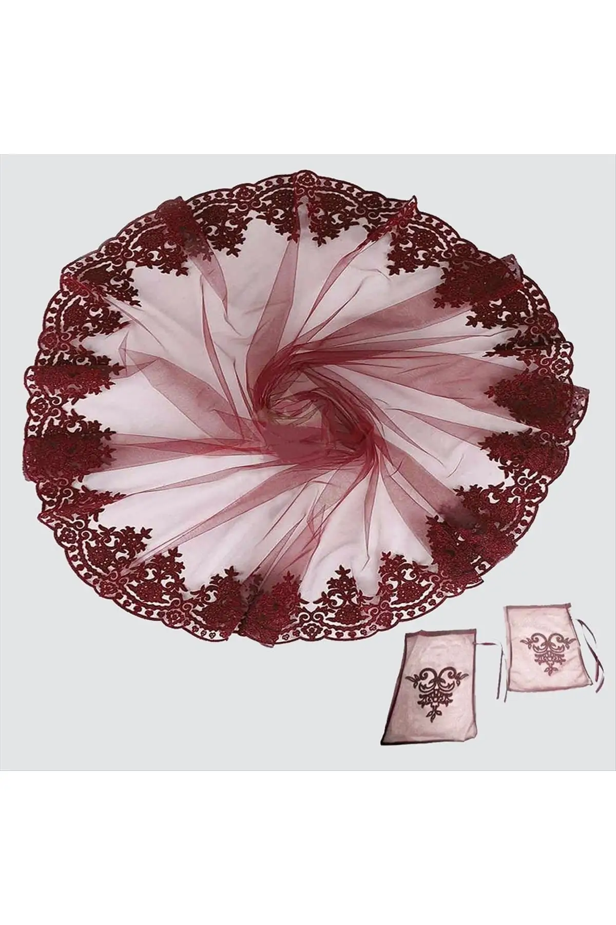 

Бархатная Серебристая свадебная вуаль