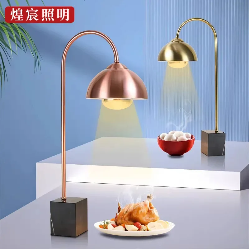 Мраморный шведский стол изоляционный светильник для еды отель ресторан