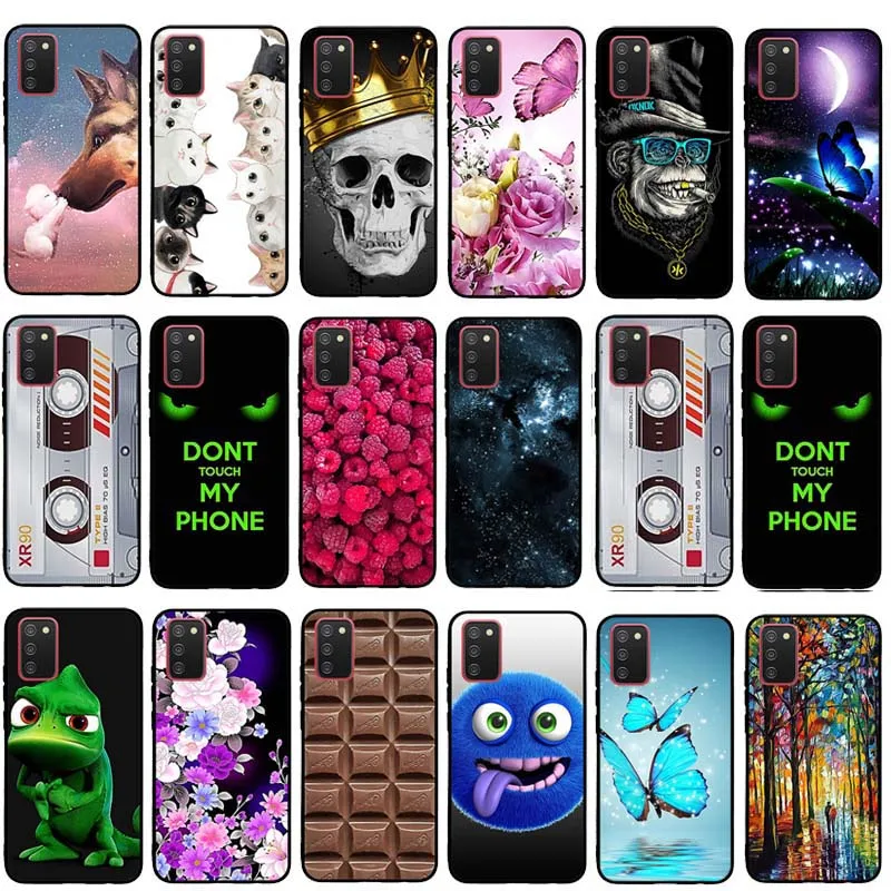 

For Samsung Galaxy A02s A12 A32 A52 A72 5G SM-A025F SM-A125F SM-A326B SM-A526B SM-A726B Case Cover Soft TPU Lion Funda Capa