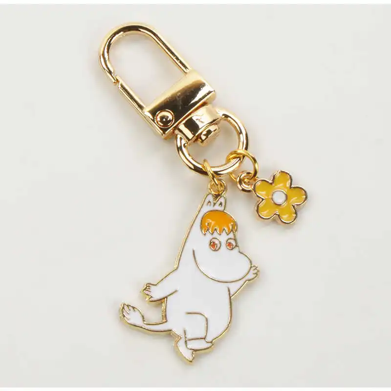 ● Daily Miscellaneous Cute Cartoon Small Items Metal Key Ring Keychain Bag Pendant Ornaments Accessories
