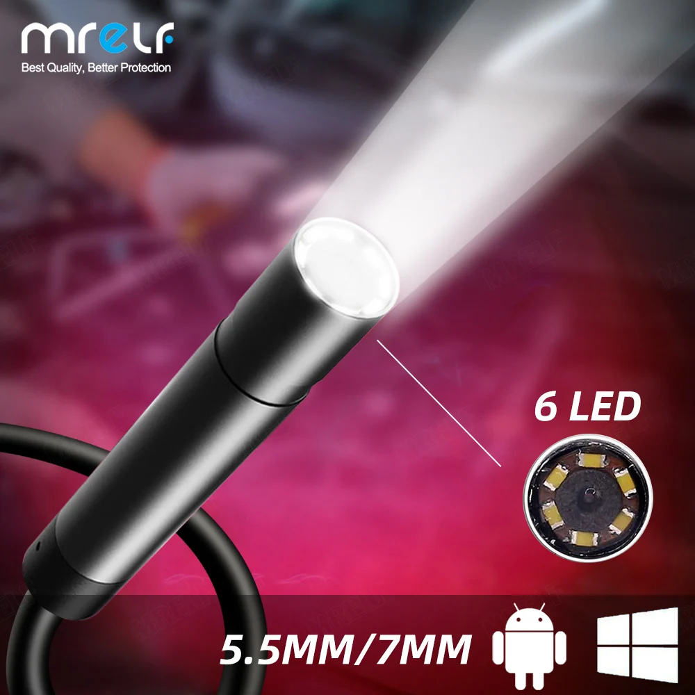 Камера-эндоскоп с гибким кабелем Usb Type-C |