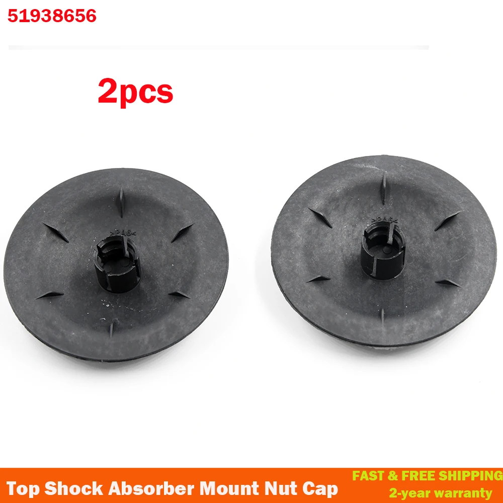 

1Pair Front Shock Absorber Top Mount Nut Cover 51938656 Replacement For Fiat 500 Abarth 2008‑Onwards