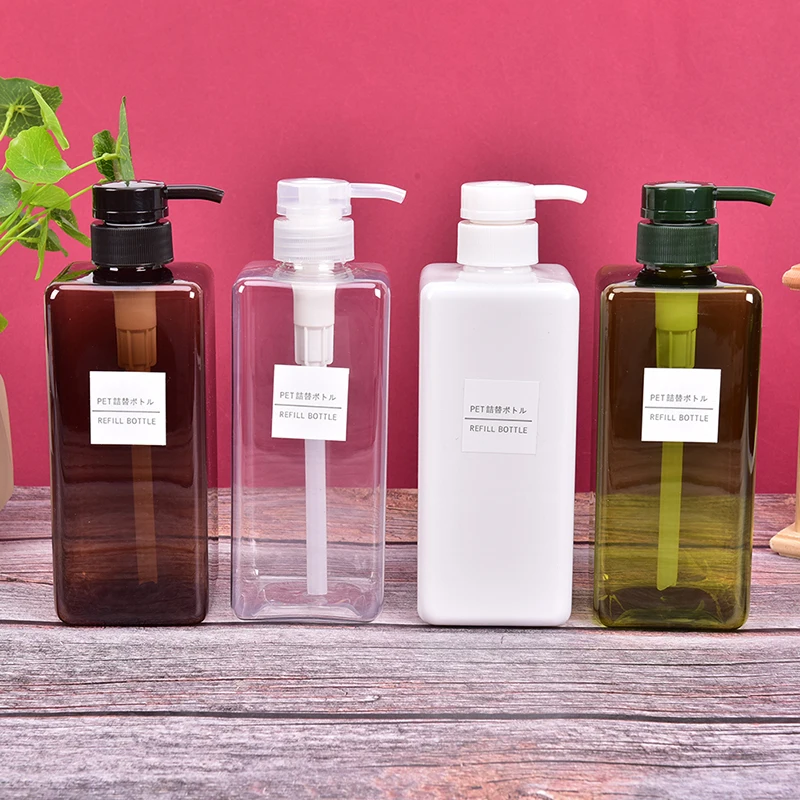 

650ml Plastic Empty Pump Dispenser Bottle Shampoo Lotion Shower Gel Bottle