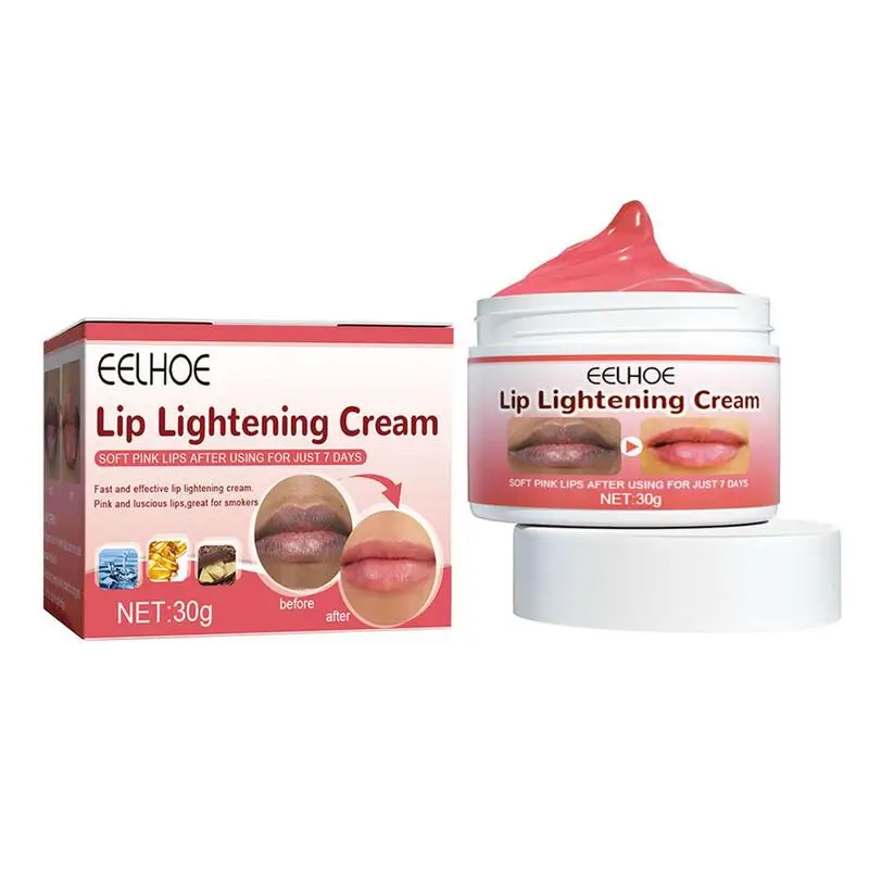 

Lip Lightening for Dark Lips Refreshing Organic Lip Moisturizer with Cocoa Butter & Vitamin E Oil 30g Lip Brightening for