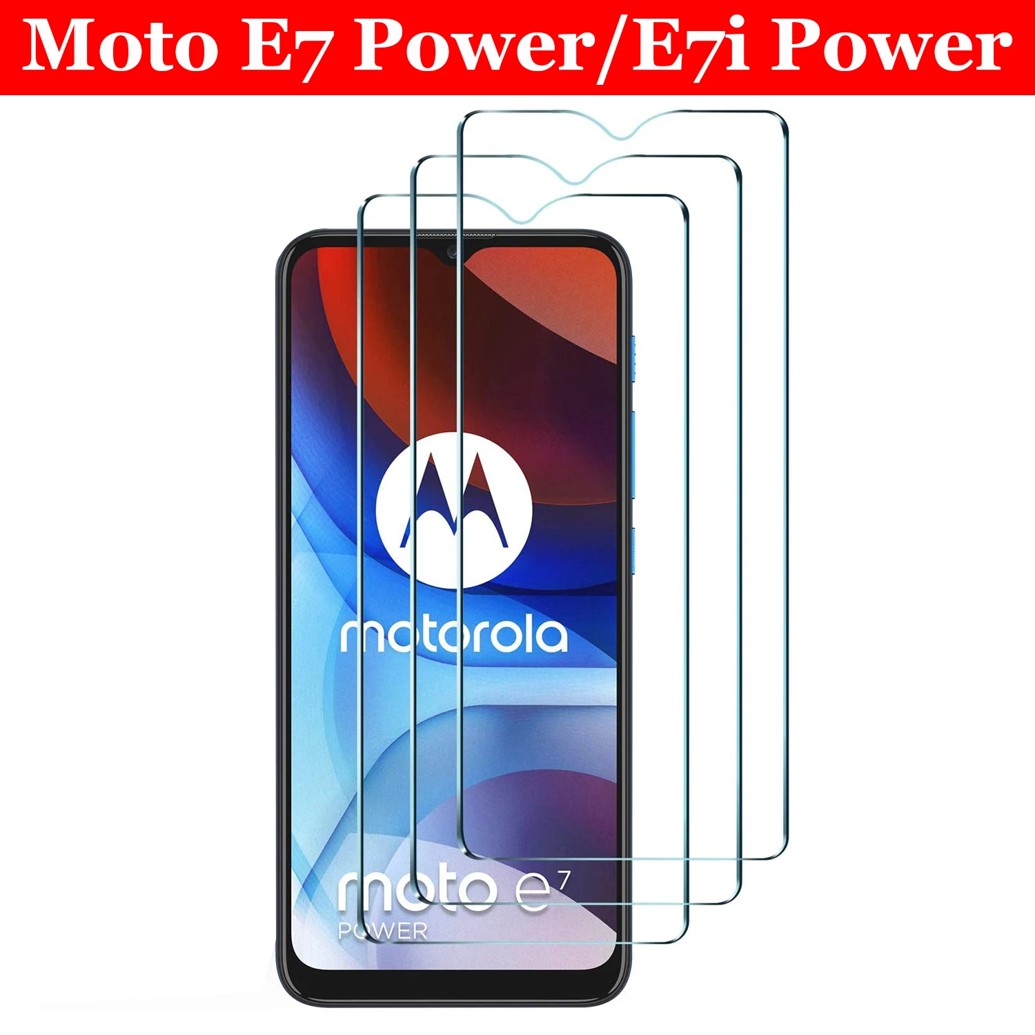 Защитная пленка для экрана Moto E7 Power протектор E7i из закаленного стекла
