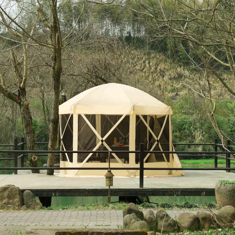 Уличная семейная искусственная палатка на 5-8 человек полностью автоматическая