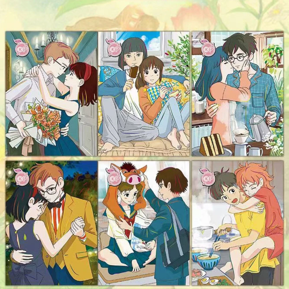 

Miyazaki Hayaos Rare Cure Rendering Collection Sequin Extra Thick Frosted Laser Film BiFold Card Spirited Away Ponyo OnThe Cliff