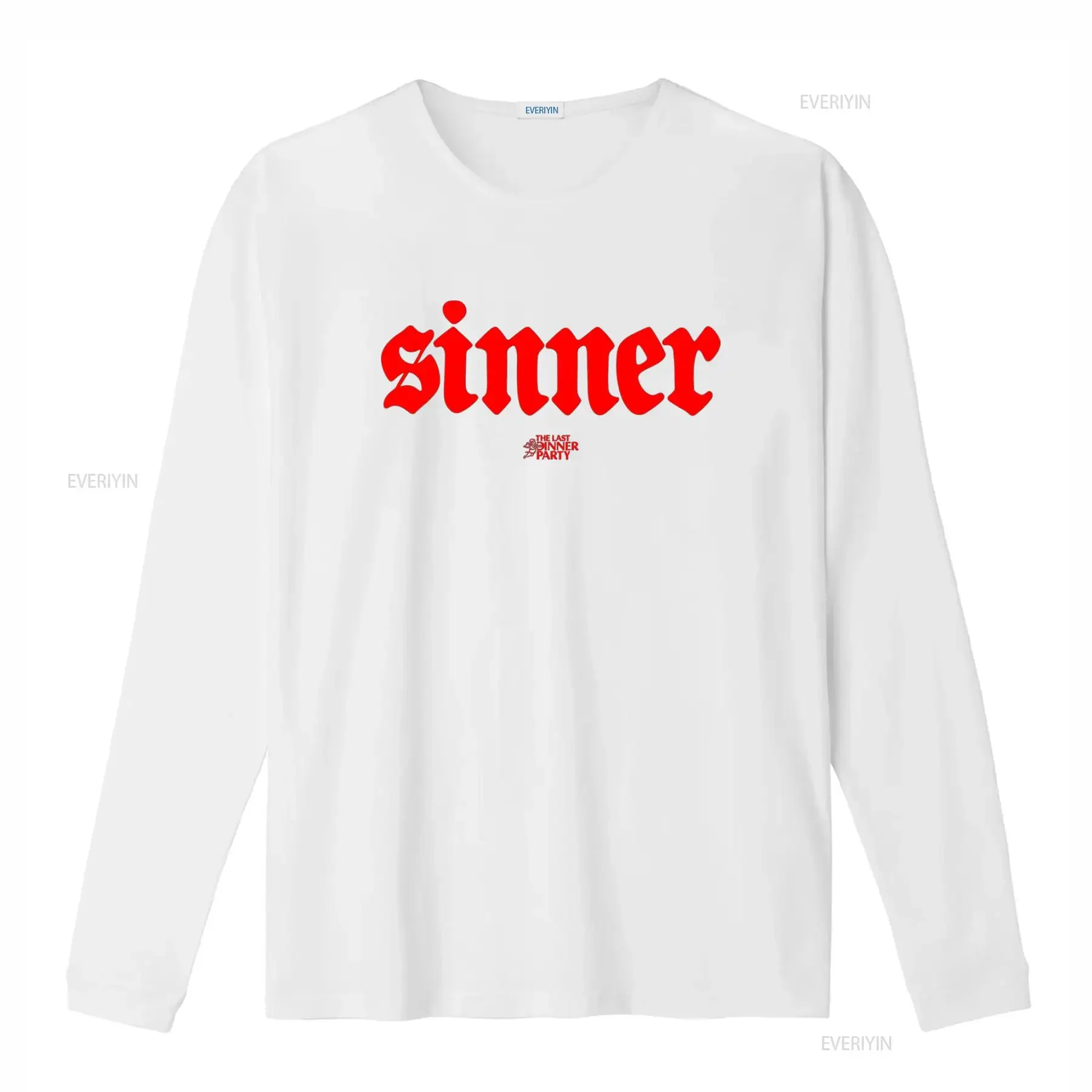 Фото Футболка The Last Dinner Party Sinner, черная, доступна в размерах S-5XL, с бесплатной доставкой по Великобритании, винтажная, с эффектом потертости, дышащая, с графическим принтом. №4