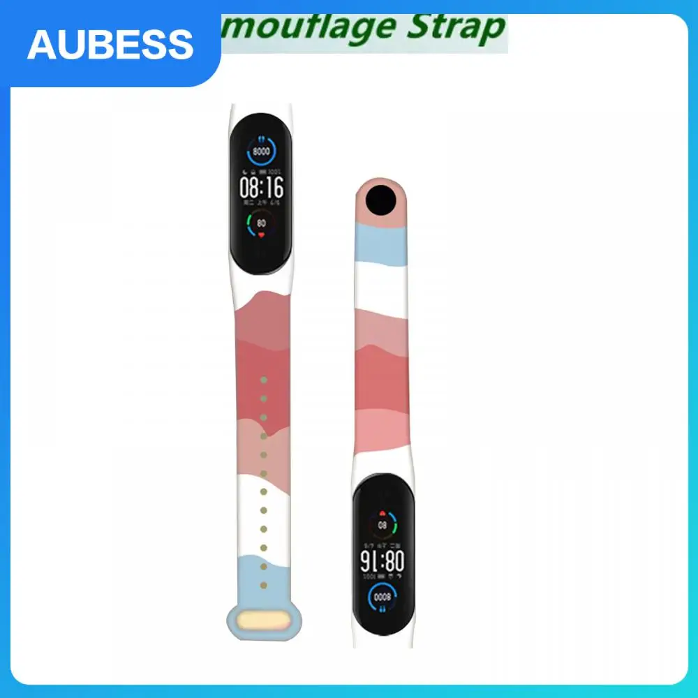 

Morandi Strap For Xiaomi Mi Band 7 6 5 Camouflage Transparent Replacement Wristband On Miband7 6 Watchband Bracelet Correa Blet