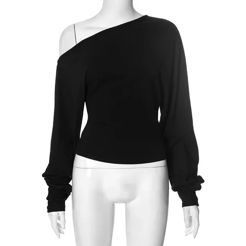 TARUXY Плиссированная футболка из полиэстера женская