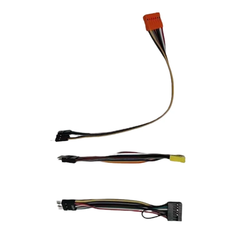 

3Pcs/Set Suitable For Lenovo Motherboards With Ordinary Chassis Transfer Wiring Switch Cable USB Cable Audio Cable