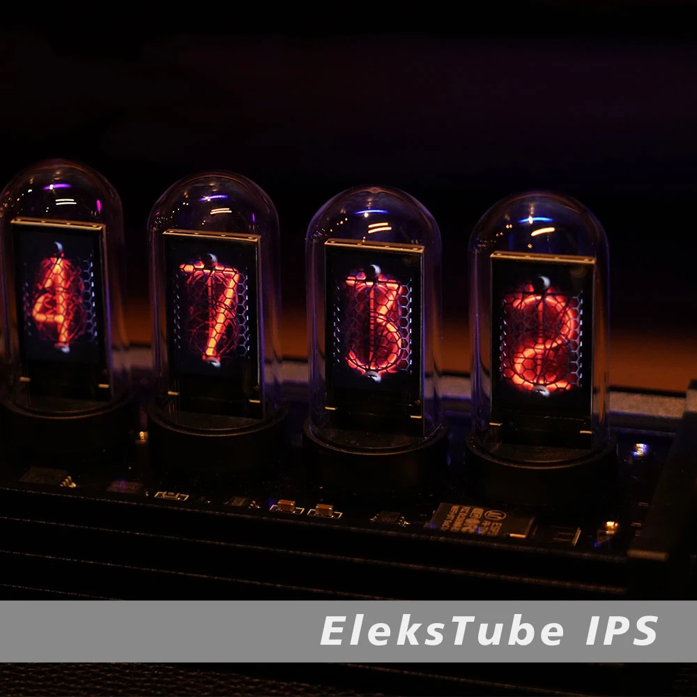 EM RGB quasi-Nitrogen Часы Настольный орнамент Подарочные Steins Gate EleksTube IPS