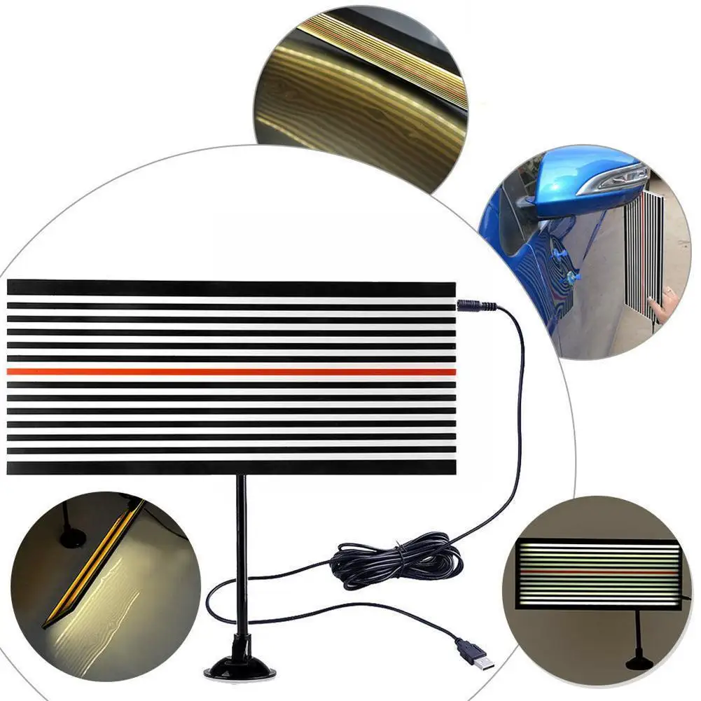 Светодиодная линейная панель светильник светоотражатель для вмятин ремонт