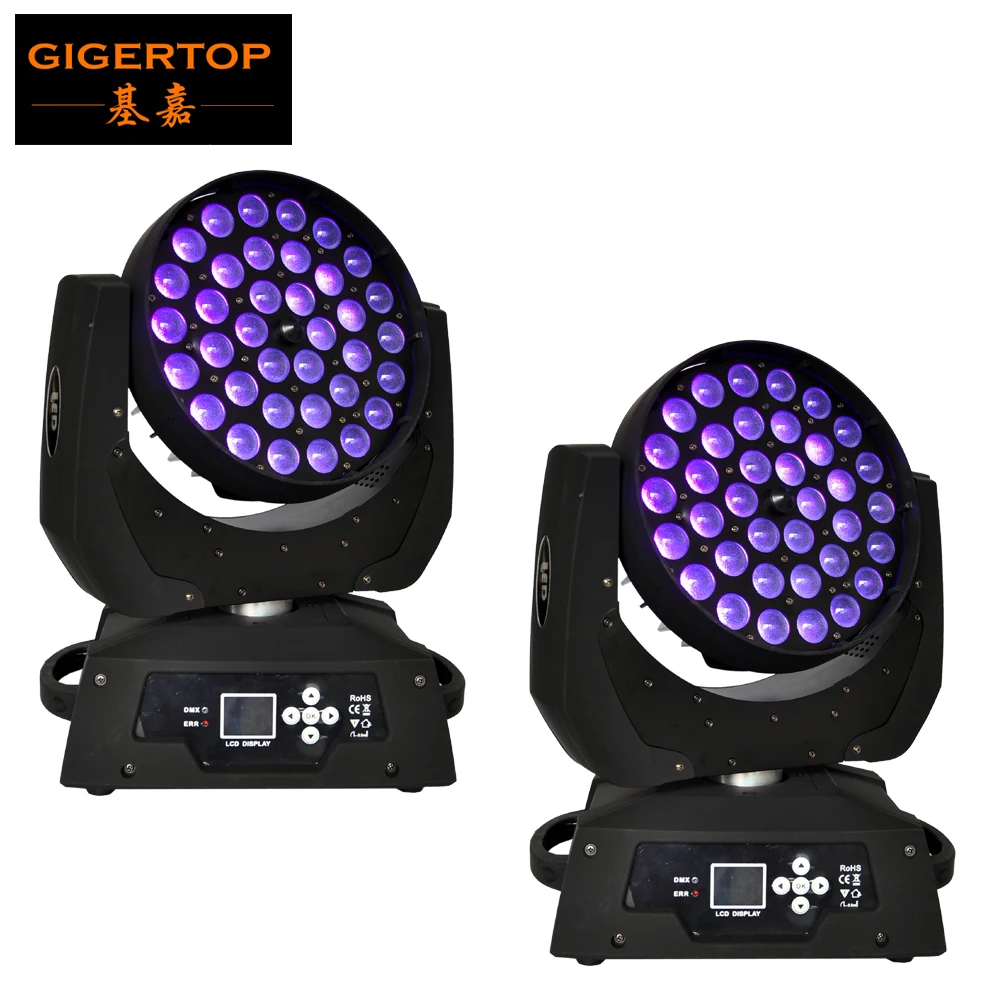 Оборудование для диджея RGBWA + UV 36x18 Вт DMX Zoom Wash движущийся головной свет рекламный