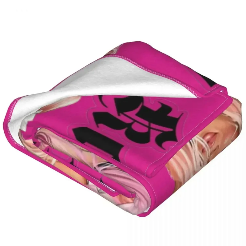 Мягкое флисовое покрывало для дома Karol G Manana Sera Bichota