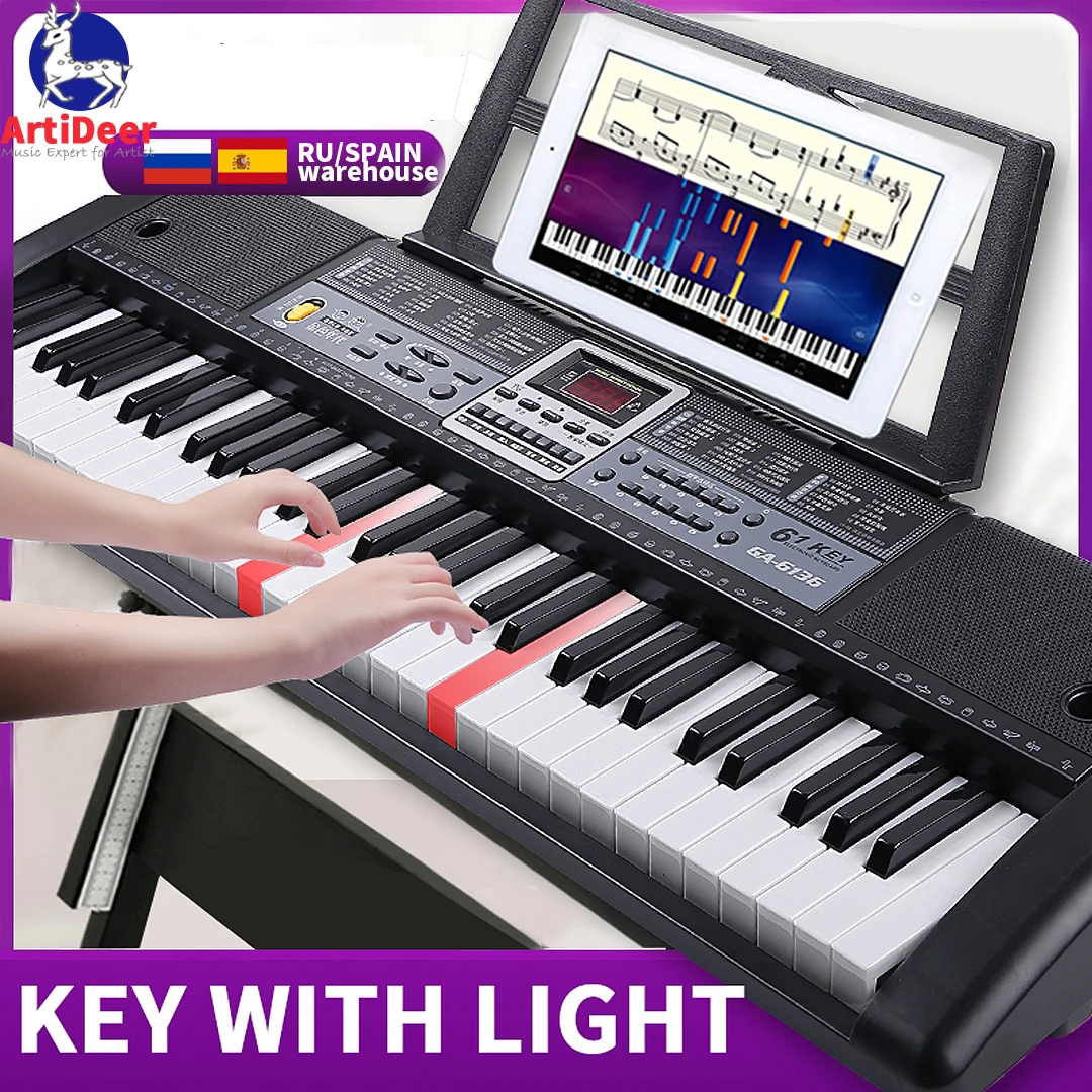 Musical Keyboard Synthesizer Digital Music Electronic Instru