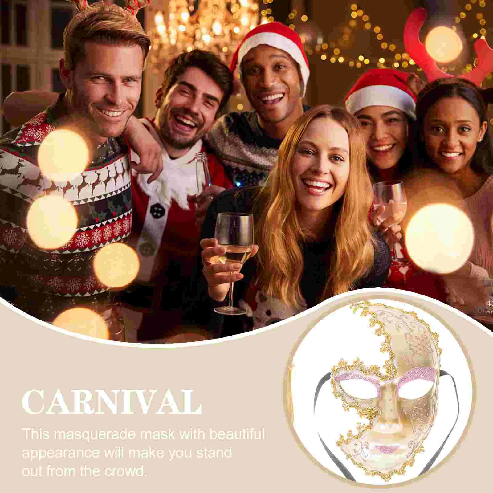 Венецианская маска простой дизайн маски для Хэллоуина Марди Гра маскарад на