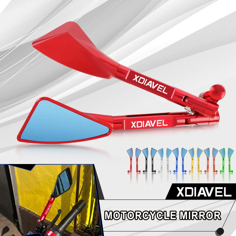 

Мотоциклетные боковые зеркала заднего вида 8 мм 10 мм для DUCATI xsamel 950MULTISTRADA 950 1200 S GT 1199 1299 899 959 Panigale X-samel S