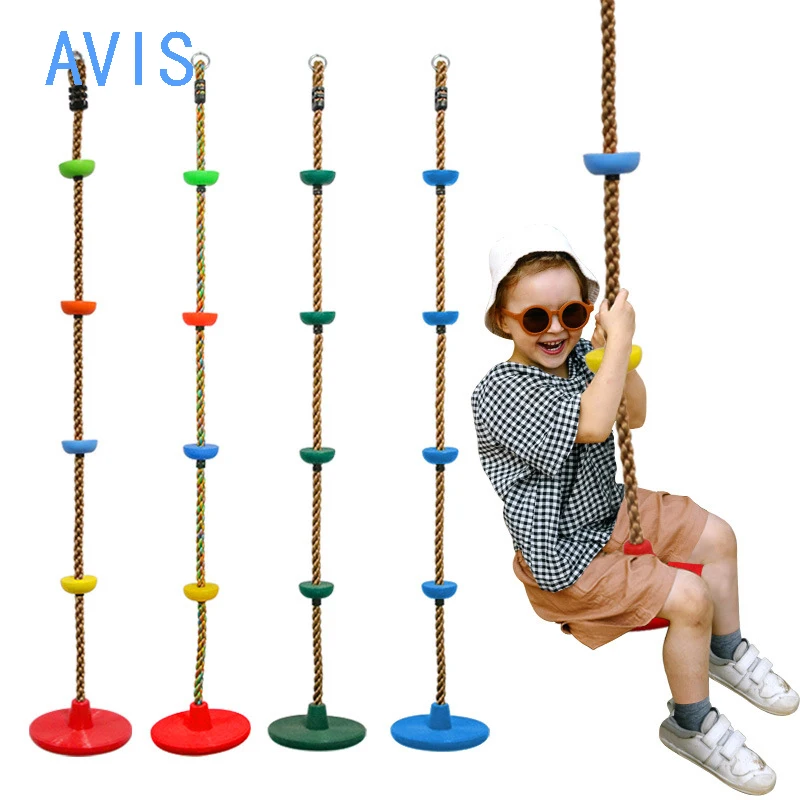 Outdoor Sports Tree Swing for Kids Tree Swing Climbing Rope with Platforms Treehouse and Outdoor Playground Accessories