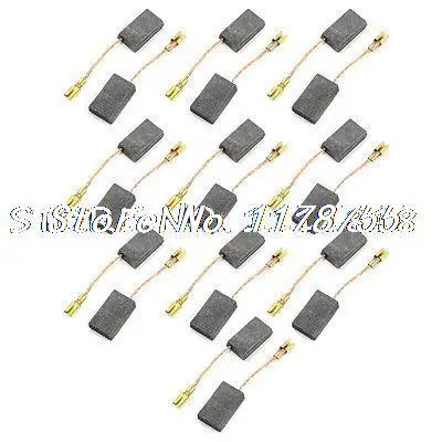 

20 шт., карбоновые щетки с медным проводом 15,8 мм x 10 мм x 5 мм