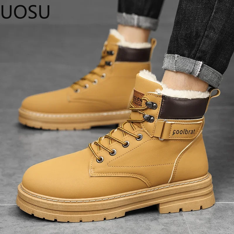 Мужские сапоги для инструментов модные Универсальные мужские снега