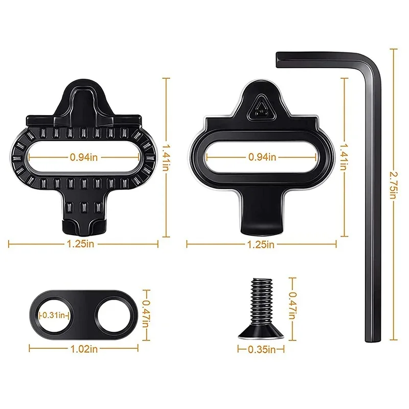 Фото Обувь для горного велосипеда, шипы для Shimano SH51 SPD MTB, многосъемные шипы для велосипедной обуви с педалью Spd, набор зажимов для велосипедной обуви, аксессуары для велосипеда №3