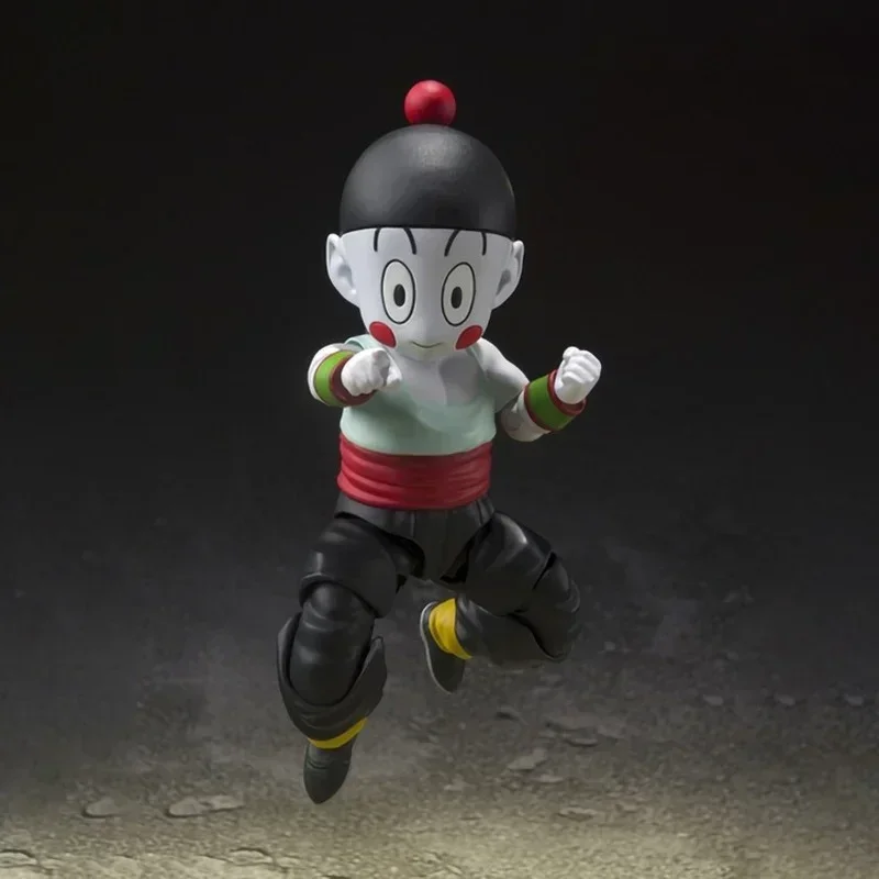 Фото Bandai S.H.Figuarts, оригинальный набор Dragon Ball Z Tien Shinhan Chiaotzu, модель аниме, экшн-фигурки, игрушки для детей, подарки №5