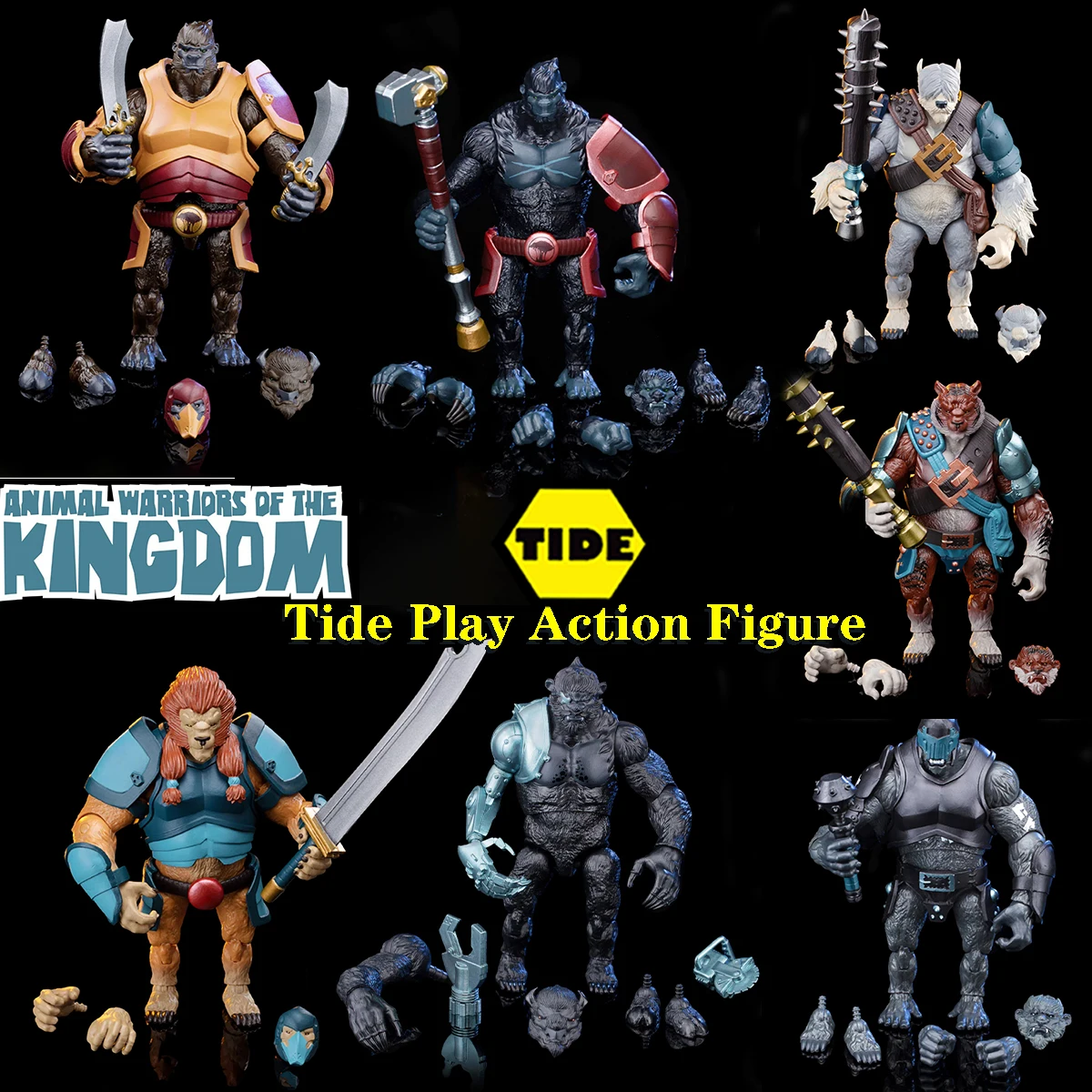 

Original Spero Toys 1/12 Animal Kingdom Warriors Primal Figure Model with Weapons 5" Full Set Action Figure Doll Boys Fans Gifts