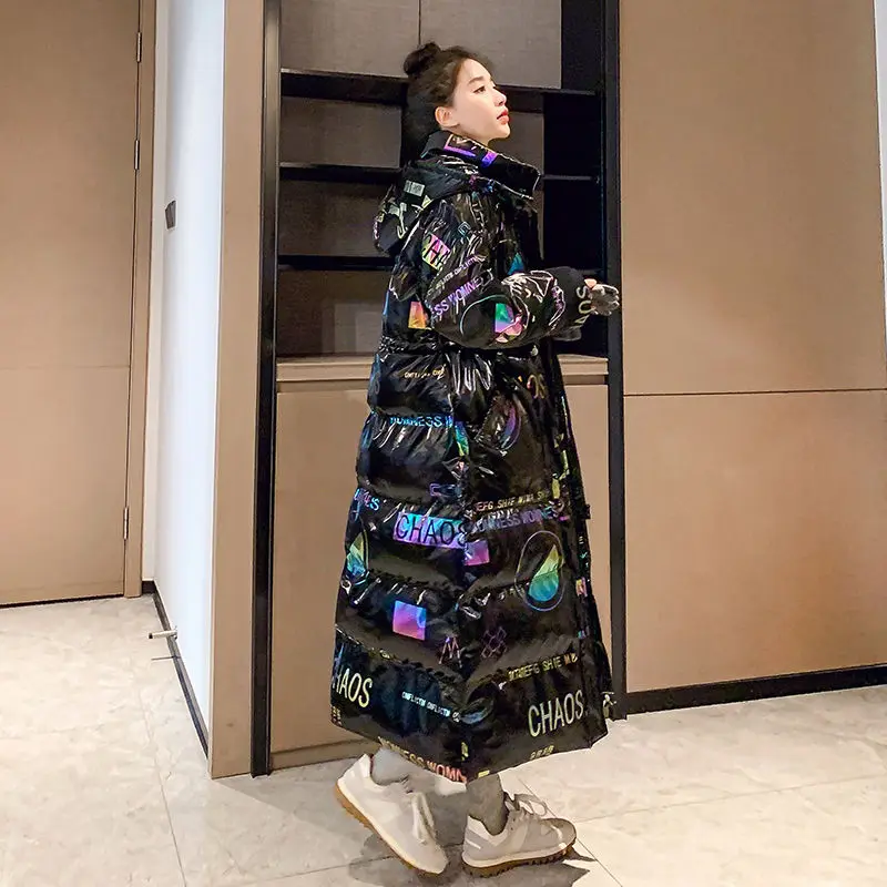 New Winter Women's Cold Coats Parkas Super Hot Coats Hooded Long Cotton Padded Jacket Jackets Snow Clothes Korean Fashion