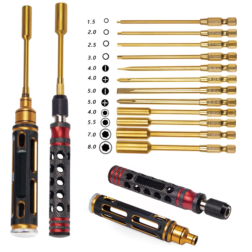 

Hex Screw Driver Set Hexagon Screwdriver Wrench Tool Kit 1.5mm 2.0mm 2.5mm for Multi-Axis FPV Racing Drone RC Quadcopter Car