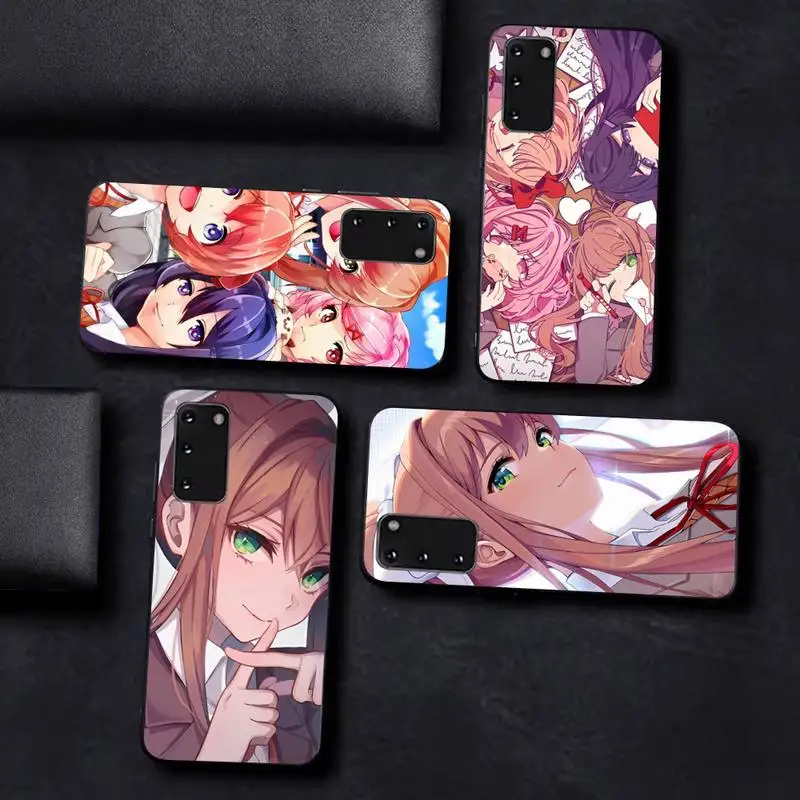 

D-Doki D-Doki Literature Club Anime Phone Case For Samsung S 9 10 20 21 22 23 30 23plus lite Ultra FE S10lite Fundas