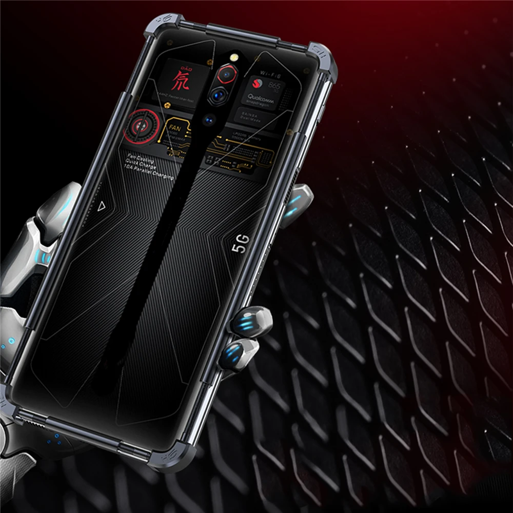 Metal Phone Protective Frame Case For Nubia Red Magic 7 6 5g 5s 6r 3 3s Pro Mars Parts Quick Release Bumper Shockproof Cover