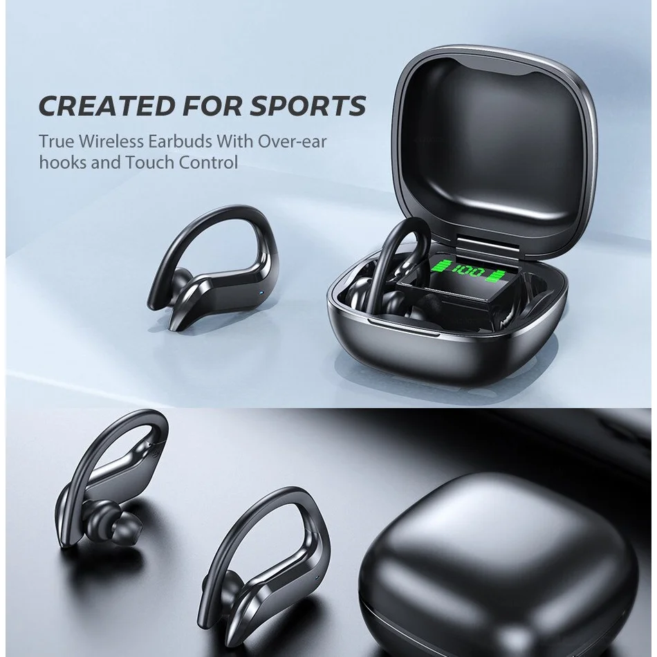 

MD-03 наушники; Стереонаушники; Bluetooth 5,0; Спортивная гарнитура; TWS Беспроводные наушники с зарядным чехлом для IPhone, Android, Xiaomi