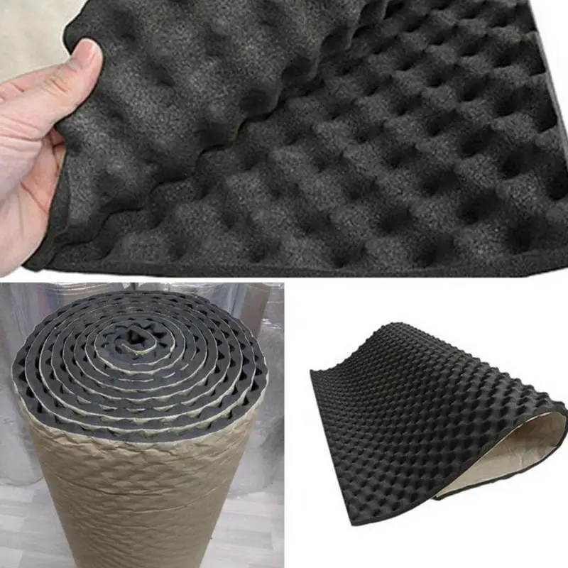 

Car Deadener Thermal Sound Absorber Noise Heat Deadening Soundproof Dampening Mat For Car Hood Engine Door INTERIOR Accessories