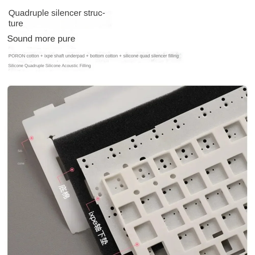 RK R75Pro Индивидуальная беспроводная механическая клавиатура для игр раскладка 75%