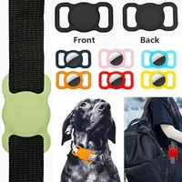 dog collar gps finder dog collar loop for apple locator tracker anti lost device 12 colors pet silicone case